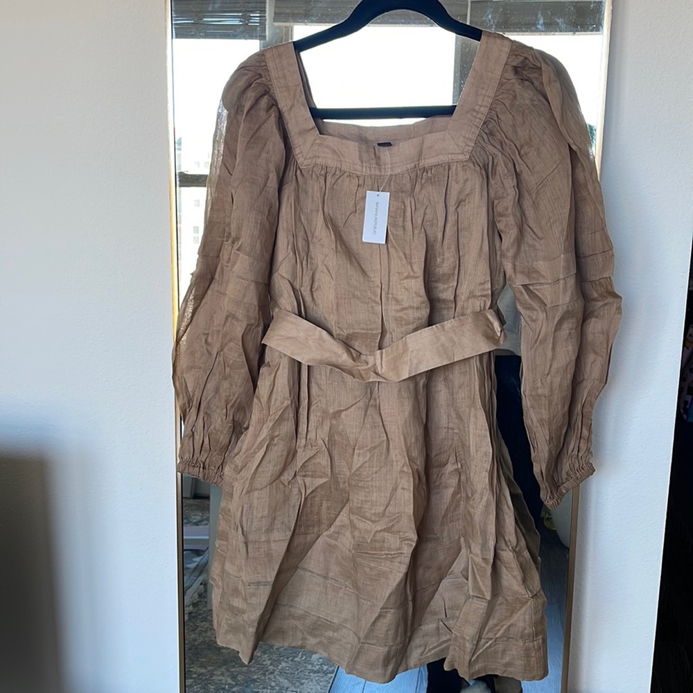 NWT Banana Republic Linen Dress XXS 🤎